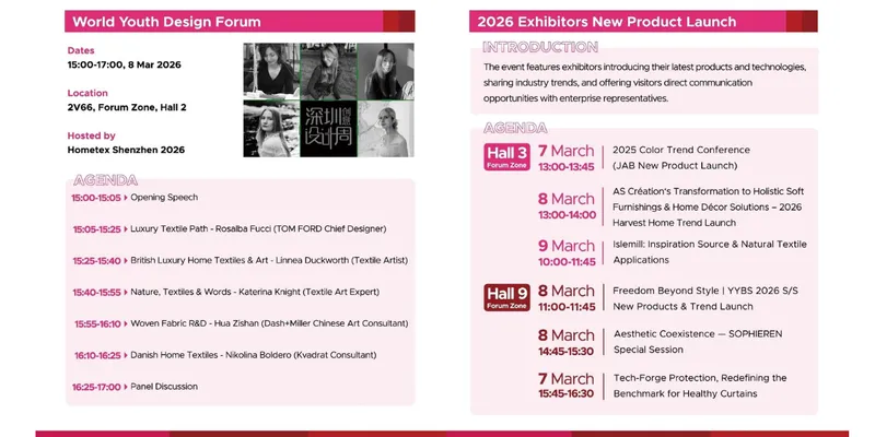 Hometex Shenzhen 2026 to Open on 7 March with 800 Exhibitors